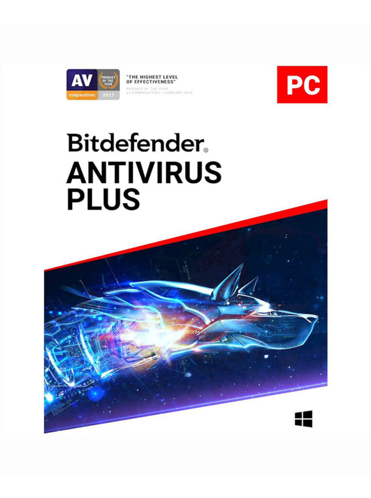 Bitdefender Antivirus Plus (3-Devices) (2-Year Subscription) – Windows