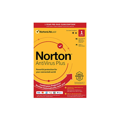 Norton AntiVirus Plus 2021 – Antivirus software for 1 Device